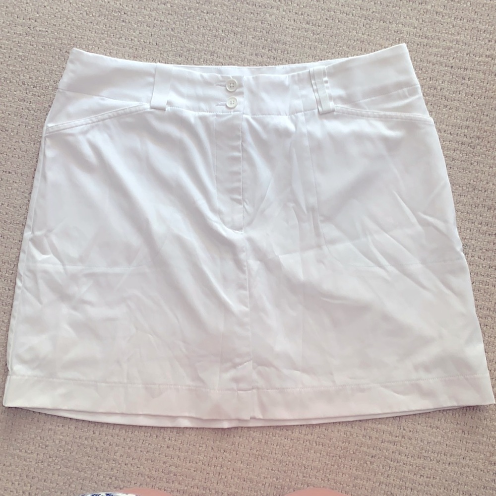 Golfers- get a fresh update for gold season!  White NikeGolf skort, worn once.